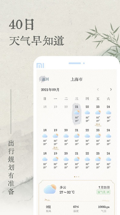 轻雨天气