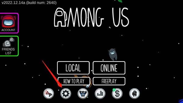 太空杀Among Us怎么调中文