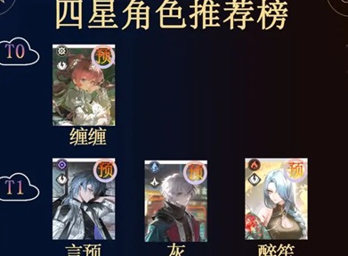 归龙潮四星角色哪个好用 归龙潮全四星开荒强度榜排名解析