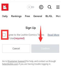 lezhin注册方法介绍