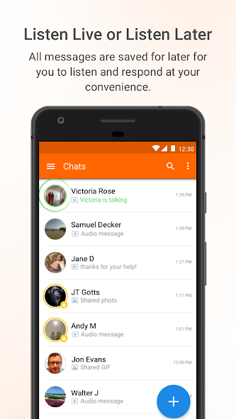 Voxer Walkie-talkie对讲机软件