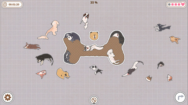 挤在一起的狗狗
