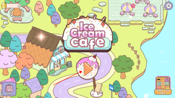 冰淇淋咖啡館