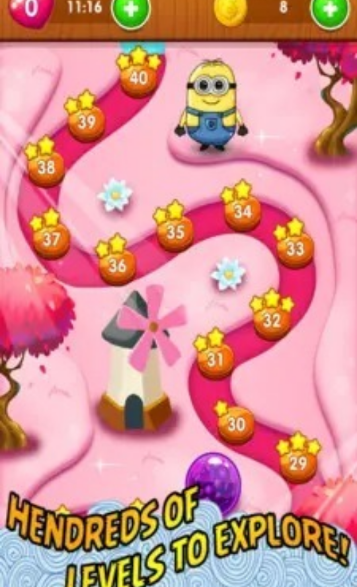 小黃人泡泡射手