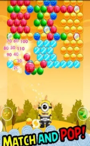 小黃人泡泡射手